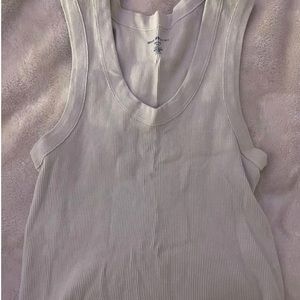 brandy melville beige tank top